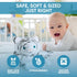 4 1 (0-3 Love By Emi in Baby Lullaby Sleep Soother Toy - Stuffed Animal Sound Machine & Pacifier Holder | Heartbeat