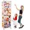 GRETJOB Extra Large Stuffed Animal Storage Organizer with Wheels & Mesh Pockets -