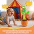 FAYOUCZ 0-18 Baby Toys Dancing Talking Cactus Toy with Adjustable Volume, Boys Girls Gifts Interactive Singing