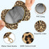 Nesatuwa Cheetah Leopard Print Pacifier Holder Case with Clip Portable Small Travel Pacifier Pouch for Mom Bag Zipper