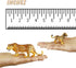 Gemini&Genius Leopard Toys for Kids, Safari Animal Cheetah Family Playset Figures, Wildlife Models for Birthday Gifts