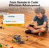 DAOGU 1:64 6-12,Christmas mini RC Forklift Toy - Alloy Remote Control Crane with Liftable Forks,STEM Educational