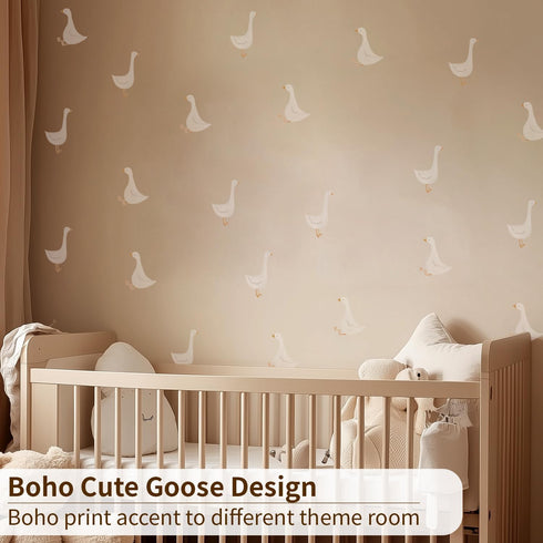 32 Pcs Boho Nursery Animal Wall Decals Peel and Stick, PVC Watercolor Animals Wall Stickers, Cute Wall Art Decor Decal