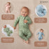 Slim-Fit Long Sleeve Baby Pajamas - Breathable Sleep Romper