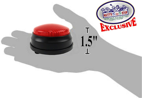 Matty's Toy Stop Lights & Sounds Electronic Game Answer Buzzer and Countdown Timer Gift Set, 2 Pack