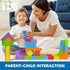 Large Foam Blocks for Toddlers 2-4 Years, Big Building Blocks Set, Soft Stacking Montessori Toys for 18+ Month Olds