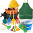 Doiaz Kidz Gardening Tool Set Gardening Tools Kit Includes Shovel, Rake, Fork Trowel,