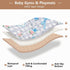 EtherSpher 50'' 50''gimnasio Cartoon Cute White Dog Plaid Large Non-Slip Baby Care Play mat for Floor Non-Toxic