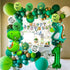 Happy 1st Birthday Decorations - Large Dinosaur Foil Balloons, Number 1 & Dinosaur Printed Balloons, Banner for Boy &