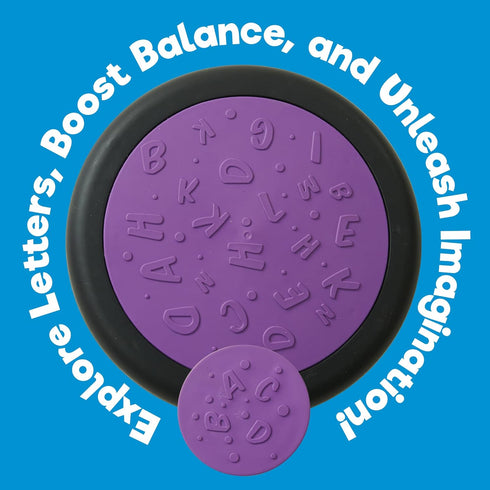 Pack 6, 3+ Sensory Stepping Stones for Kids of Classic Colors Autism-Friendly Balance Stones | Non-Slip Indoor Activity