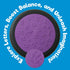 Pack 6, 3+ Sensory Stepping Stones for Kids of Classic Colors Autism-Friendly Balance Stones | Non-Slip Indoor Activity