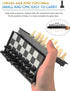 PGDOV Set 9.5 Inches 2-Player Magnetic Travel Chess - Small Chess Folding Board Games, Foldable & Portable Gifts