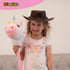 WALIKI Unicorn Stick Horse Toy - Cute Birthday Gift for 2-7 Year Old Girls
