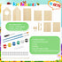 2 Pack 3-5 4-8 8-12 Liliful Birdhouse Kit, DIY Wooden Crafts for Kids and Adults, Bird House with Paint and Brushes