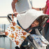 visesunny 2Pcs Cute Squirrel Hazelnut Diaper Changing Totes Wet Bags with Zippered Pockets Washable Reusable Roomy