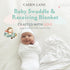 Caden Lane Baby Swaddle & Receiving Blanket, Soft, Breathable & Temperature-Regulating Bamboo Viscose Fabric