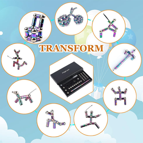 10 11 12 13 14 15 16 17 Magnetic Fidget Pens for Adults Teens - Graduation Gifts for Her Cool Stuff Stress Relief Fun