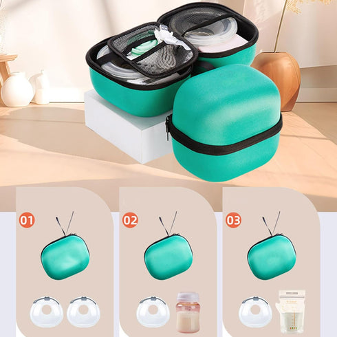 Montesy EVA Travel Case Storage Bag for Electric Breast Pumps Protects and Organizes Your Device Enjoy Travel