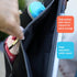 Nuby Fabric Side Stroller Organizer, Keeps Essentials Organized (Gray)