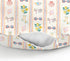 Summer Boho Beach Baby Nursing Pillow Covers for Girl Retro Lemon Palm Tree Sunglass Seashells Nursery Pillowcase