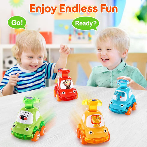 Cars Toys for 1 Year Old Boys - Press and Go Toy Cars for Toddlers 1-3, First Birthday Gifts
