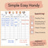 Mewl Baby Daily Log Whiteboard - Reusable Tracker for Feeding, Diapers & Sleep - Newborn Journal & Schedule Chart
