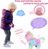 Jimate Interactive Electronic Plush Toy Walking and Barking Robot Cat Plush Cat Remote Control Kitten for Girls
