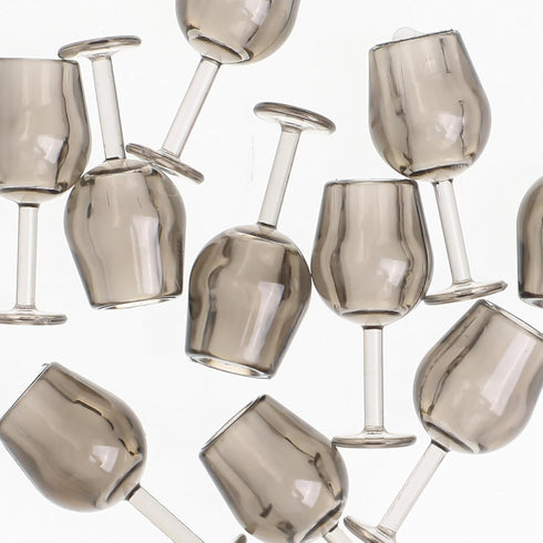 Toddmomy 10Pcs Mini Dollhouse Wine Glasses - 1:12 Scale Kitchen Toys and Accessories