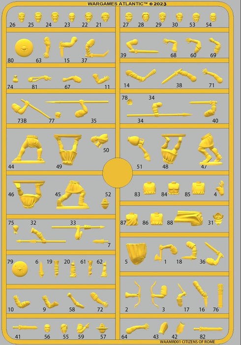Wargames Atlantic Gangs of Rome: Citizens of Rome, WAAMR001
