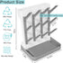 Countertop Baby Bottle Drying Rack, Vertical Bottle Rack Dryer Space Saving Bottle Drying Rack Organizer with Brush