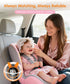 Babyvue BV4 7" 1080P USB Car Monitor for Baby with HD Large Screen, Auto IR Night Vision & Wide Angle, Car Seat Camera