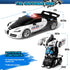 360 2.4GHZ, Remote Control Car, One-Click Becoming Robot Transforming Toys Car for Boys, Smooth Deformation, Demo Mode