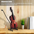5.5in Dollhouse Miniature Wooden Cello with Bow Stand & Case, Musical Instrument Accessories Gifts