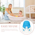 SECFOU Bath Seat with Backrest and Suction Cups Non-Slip Sit-up Bathtub Chair Tub Seat for Bathing Feeding Haircut