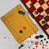 SIQUK Magnetic Folding Dice Tray Rectangle Dice Rolling Tray PU Leather Trays Foldable Holder Rolling Mat Storage Box