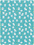 miaozhen 1 Pack 52x28 Cotton Baby Crib Sheets for Boys Girls Soft Breathable Cartoon Cute White Dog Star Crib Mattress