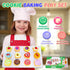 Set Set 3+ Slice and Bake Wooden Cookie Play Food for Kids Kitchen - Toy Food Accessories - Kids Pretend Cookies