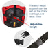 HJH Car Seat Head Support Toddler Head Strap for Car Seat Baby Head Protector Stroller Car Seat Sleeping Headrest