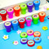 24 Set Cinrobiye Pcs Transportation Stampers, Traffic Vehicle Stamp with Trucks Planes Trains Fire Trucks Police Cars