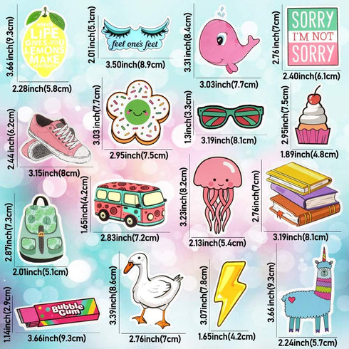QTL VSCO Stickers for Girls, Cute Waterproof Vinyl Pack for Water Bottle, Laptop, Hydroflask, 150Pcs