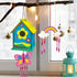 Crafts for Kids Ages 4-8 - 4 Pack DIY Bird House Wind Chime Kit for Building and Painting Birdhouses