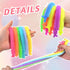 20 PCS Stretchy Fidget Toy - Colorful Sensory Fidget Worm Stretch Toys for Kids, Adults, Stress Relief Present