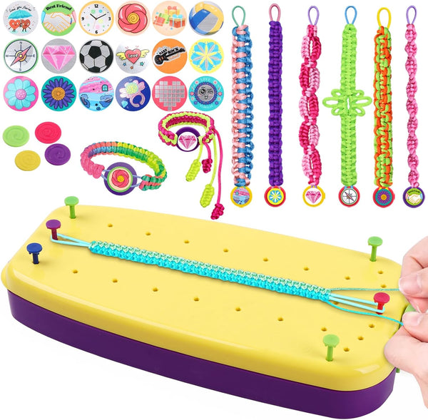 VIDIBESTY Stretchy Bracelet Making Kit for Girls 6-12, Elastic String DIY Arts &