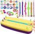 VIDIBESTY Stretchy Bracelet Making Kit for Girls 6-12, Elastic String DIY Arts &