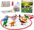 BlivEclat Magnetic Chess Game with Stones, Magnet Chess Game with String, Dinosaur Magnetic