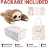 26" 5LB Niuniu Daddy | Sloth Weighted Stuffed Animals for Adults Kids, Large Brown Sloth Weighted Lap Animal Plush Toy