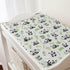 Watercolor Panda Changing Pad Cover, Green Leaves Baby Changing Table Sheets for Boy Girl 32''x16''
