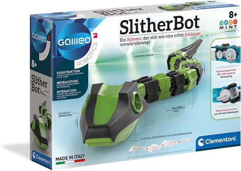 Clementoni 59212 Galileo SlitherBot-Robot for Children from 8 Years, Multicoloured, 27.6 x