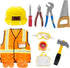 Construction Worker Costume Kids Dress Up Role Play Pretend Worker Costume Kits