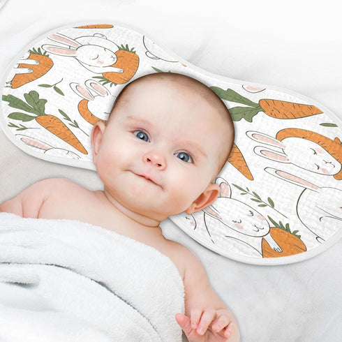 YEGAME Set 1 11 22 Inch Muslin Baby Burp Cloths of - Bunny Super Absorbent Cotton Burping Rags Soft Baby Washcloths